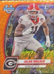 Jalon Walker [Shimmer Orange Refractor] #89