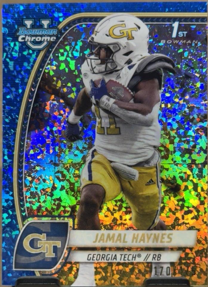 Jamal Haynes [Blue Mini Diamond Refractor] #90