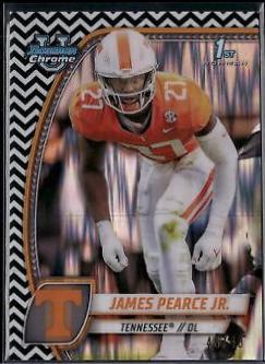 James Pearce Jr. [Black White Stealth Refractor] #91