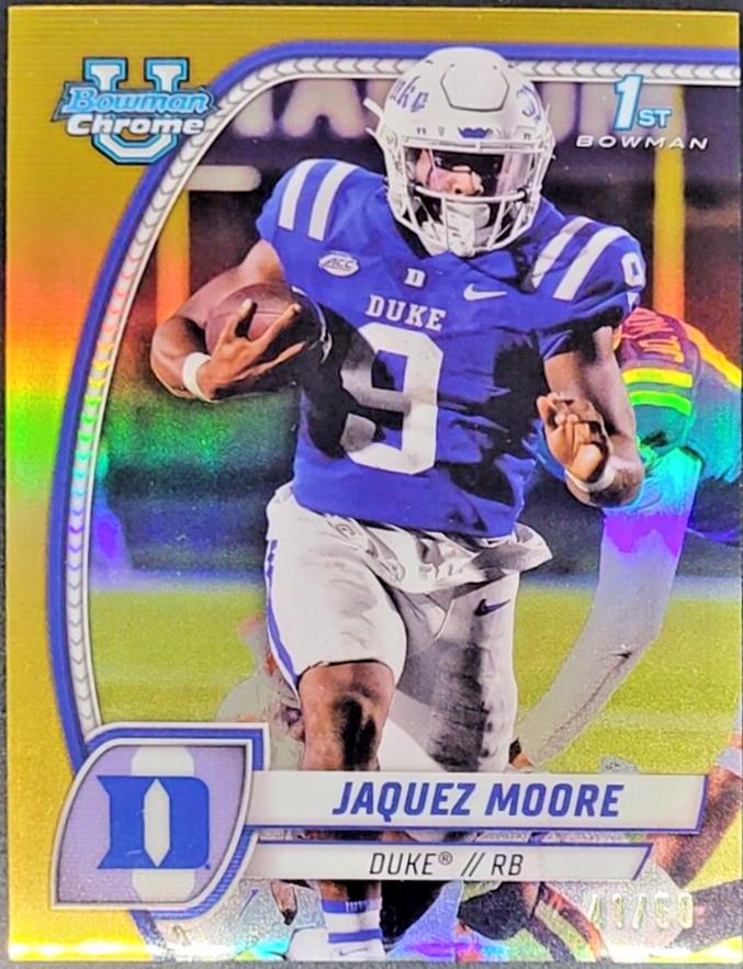Jaquez Moore [Gold Refractor] #92