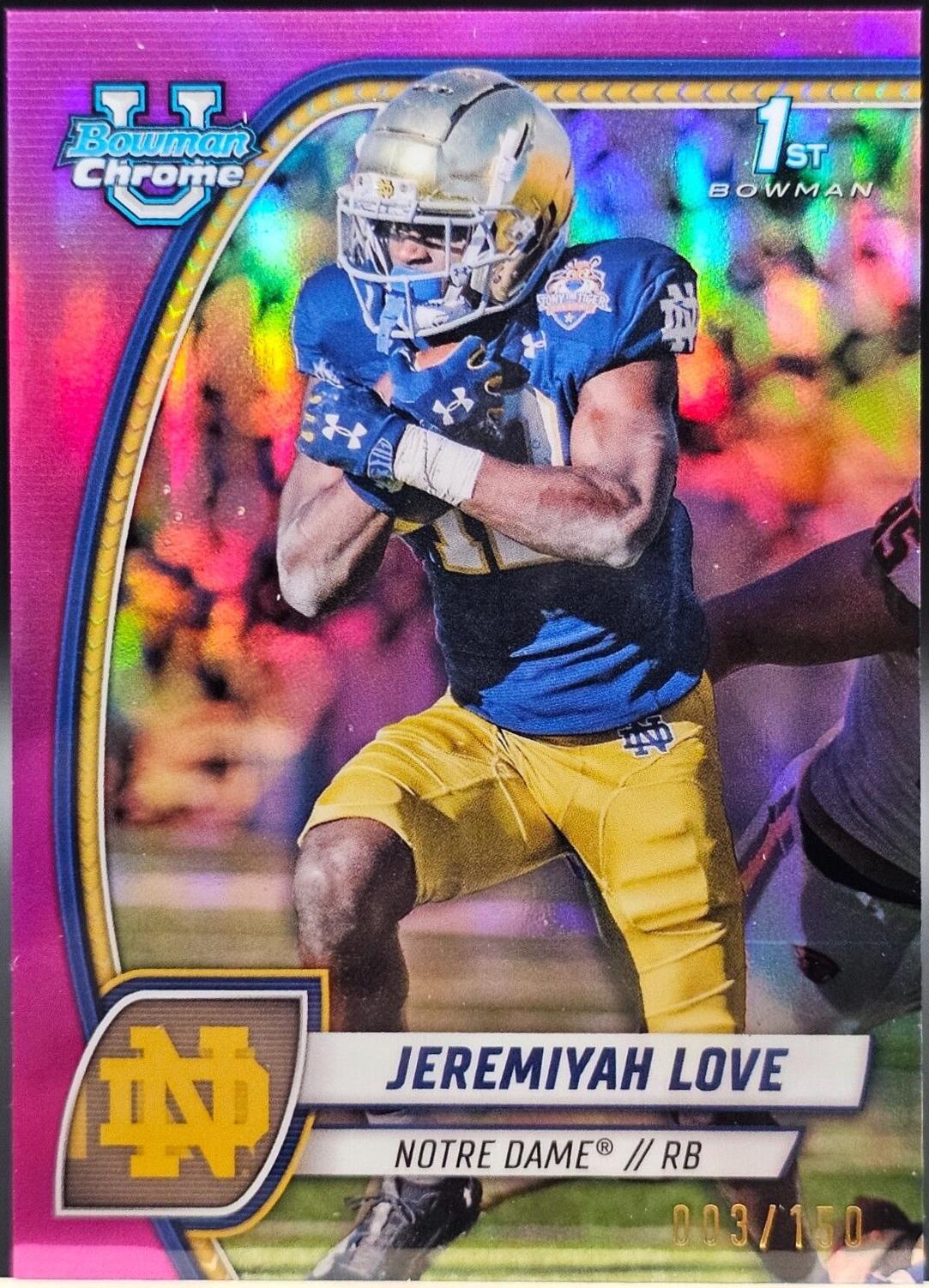 Jeremiyah Love [Fuchsia Refractor] #100