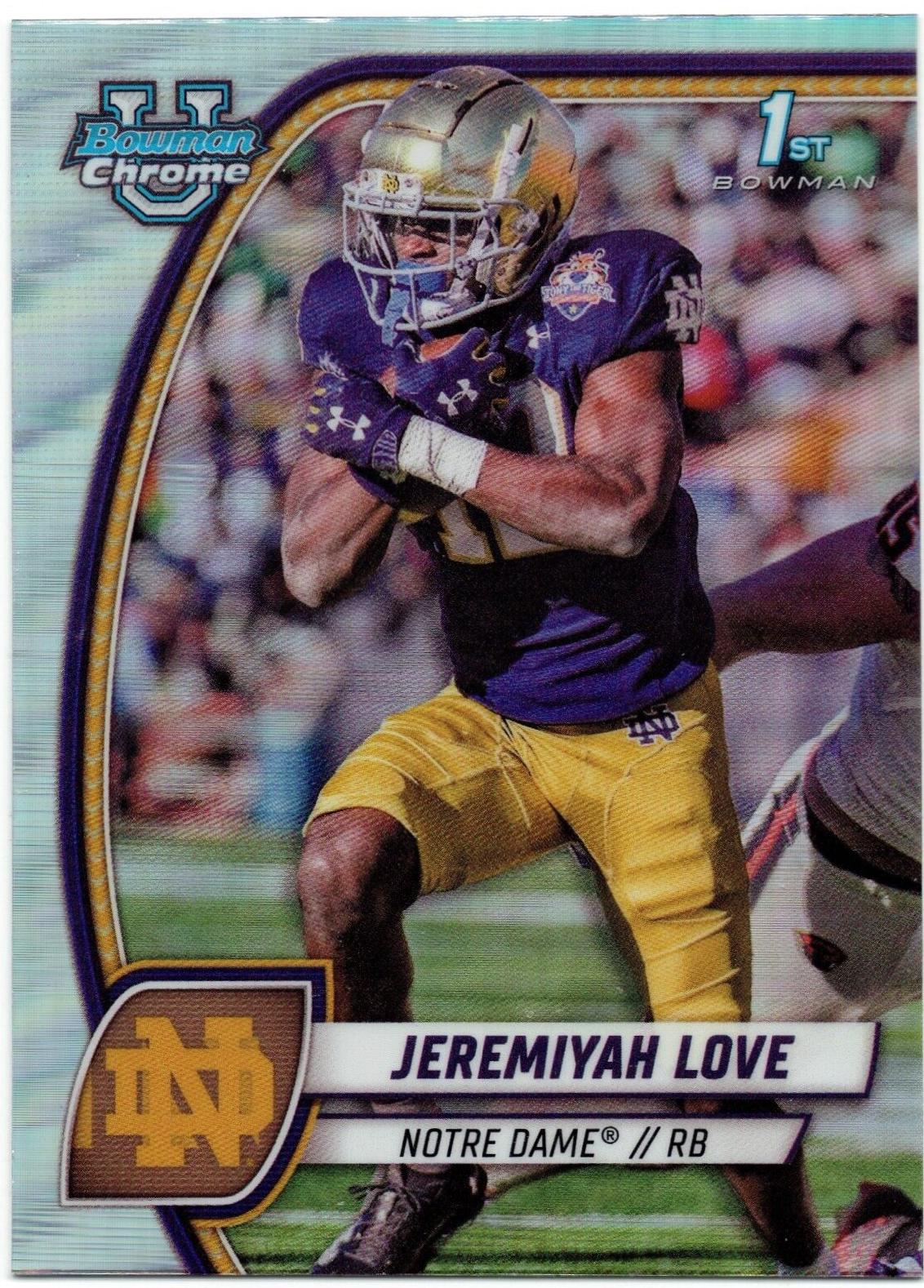 Jeremiyah Love [Refractor] #100