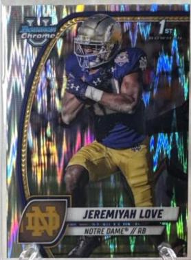 Jeremiyah Love [Stealth Refractor] #100