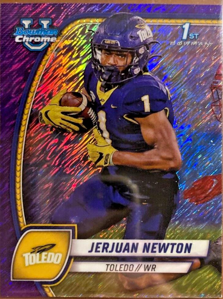 Jerjuan Newton [Shimmer Purple Refractor] #98
