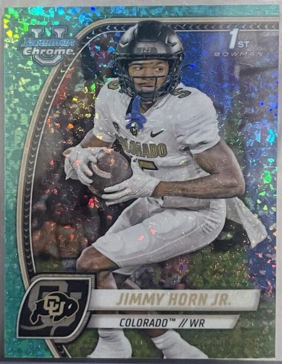 Jimmy Horn Jr. [Aqua Mini Diamond Refractor] #101