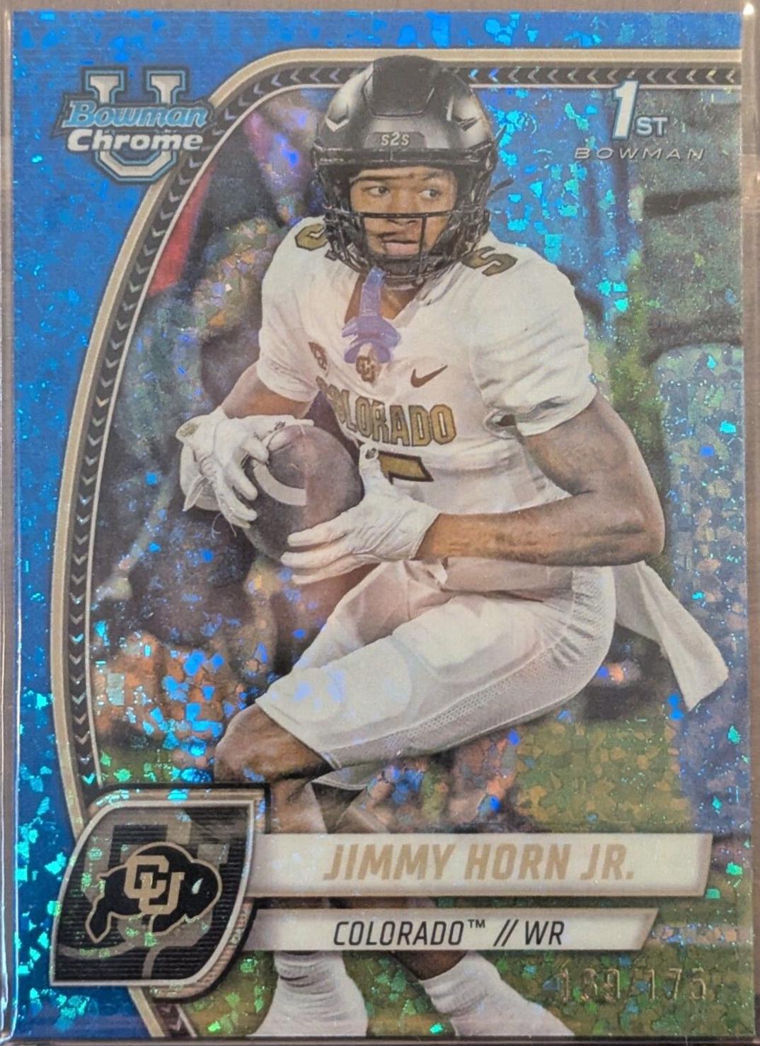 Jimmy Horn Jr. [Blue Mini Diamond Refractor] #101