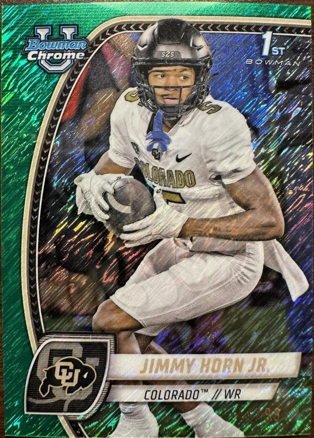 Jimmy Horn Jr. [Shimmer Green Refractor] #101