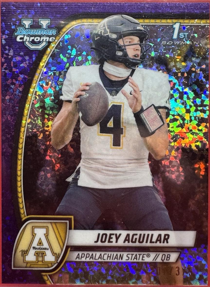 Joey Aguilar [Purple Mini Diamond Refractor] #103