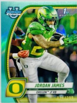 Jordan James [Aqua Refractor] #105