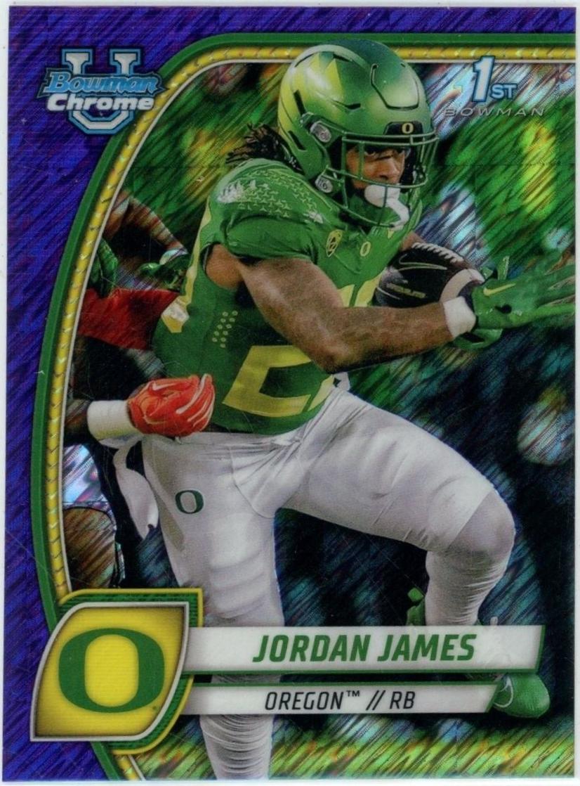 Jordan James [Shimmer Purple Refractor] #105