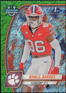 Khalil Barnes [Shimmer Green Refractor] #114