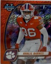Khalil Barnes [Shimmer Orange Refractor] #114