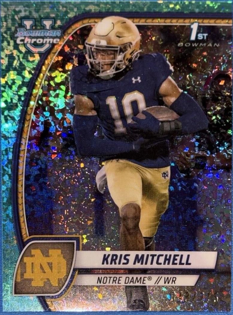 Kris Mitchell [Aqua Mini Diamond Refractor] #117