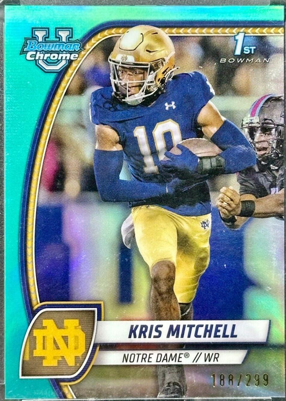 Kris Mitchell [Aqua Refractor] #117