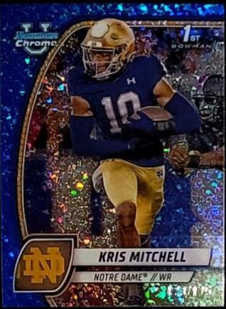 Kris Mitchell [Blue Mini Diamond Refractor] #117