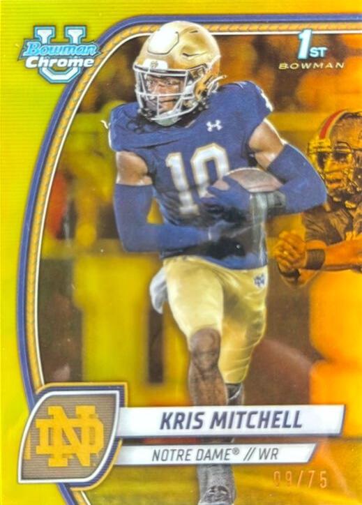Kris Mitchell [Gold Refractor] #117