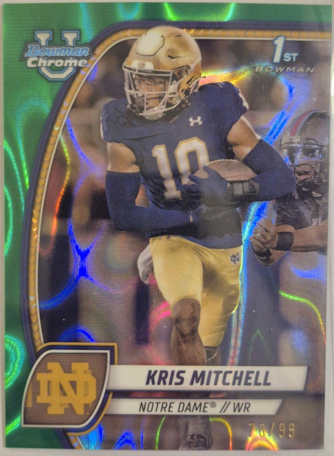Kris Mitchell [Green Lava Refractor] #117
