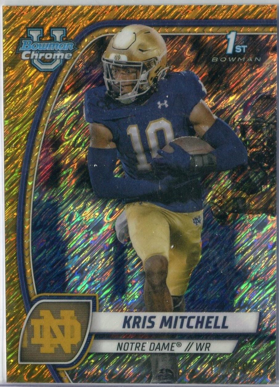 Kris Mitchell [Shimmer Gold Refractor] #117