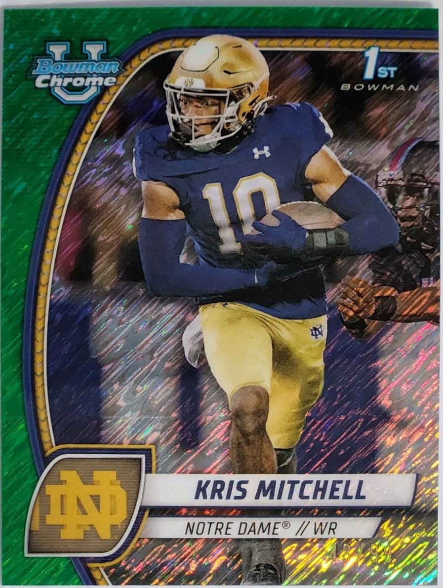 Kris Mitchell [Shimmer Green Refractor] #117