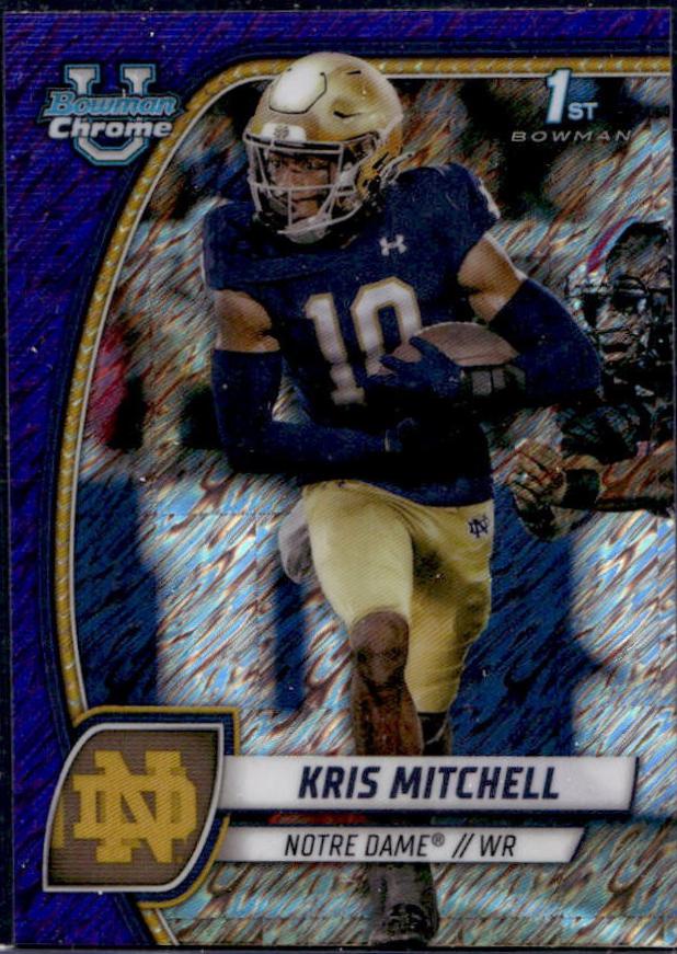 Kris Mitchell [Shimmer Purple Refractor] #117