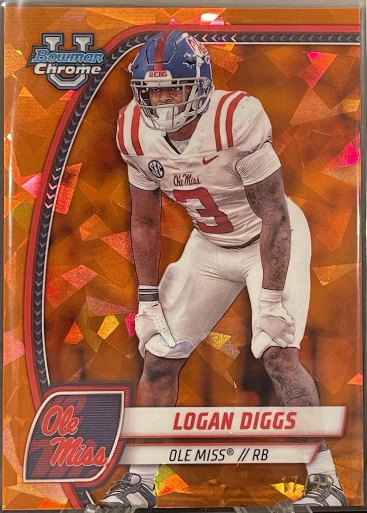 Logan Diggs [Orange Refractor] #121