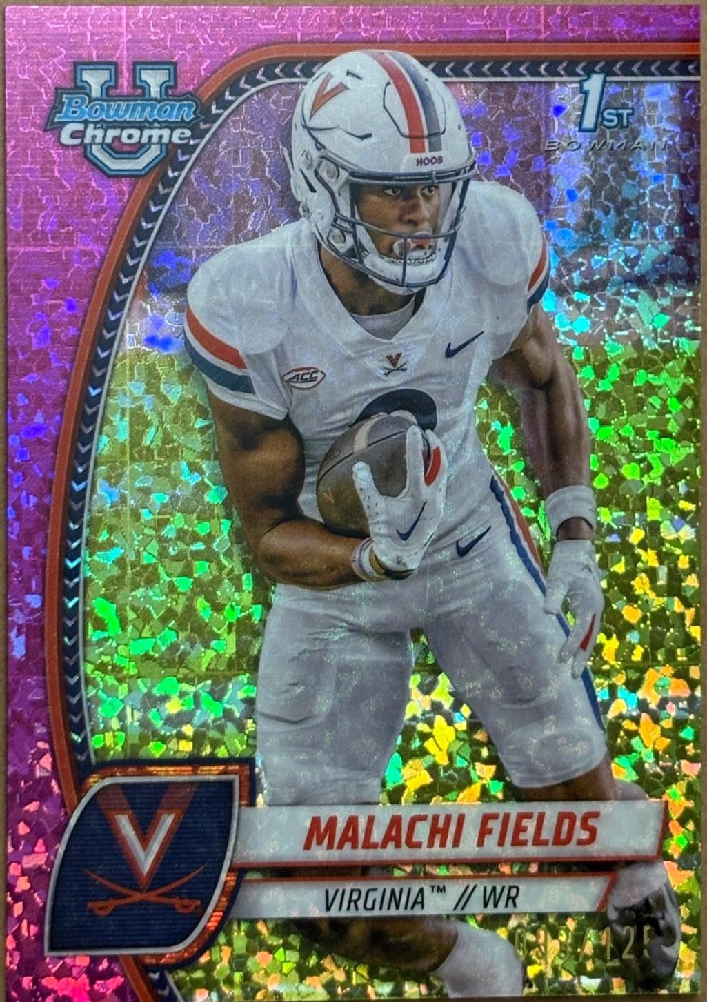 Malachi Fields [Fuchsia Mini Diamond Refractor] #124