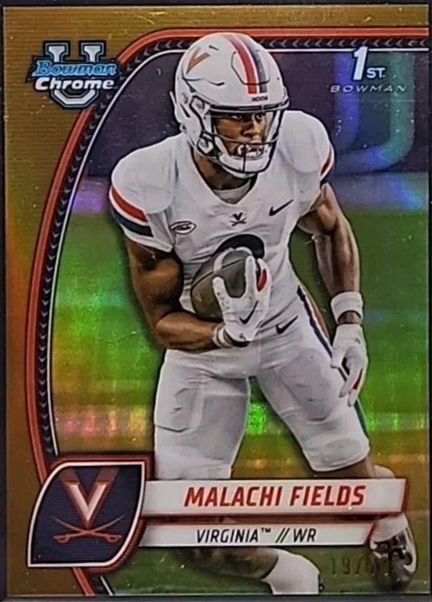 Malachi Fields [Gold Refractor] #124