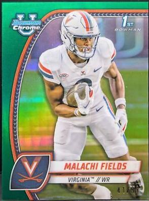 Malachi Fields [Green Refractor] #124