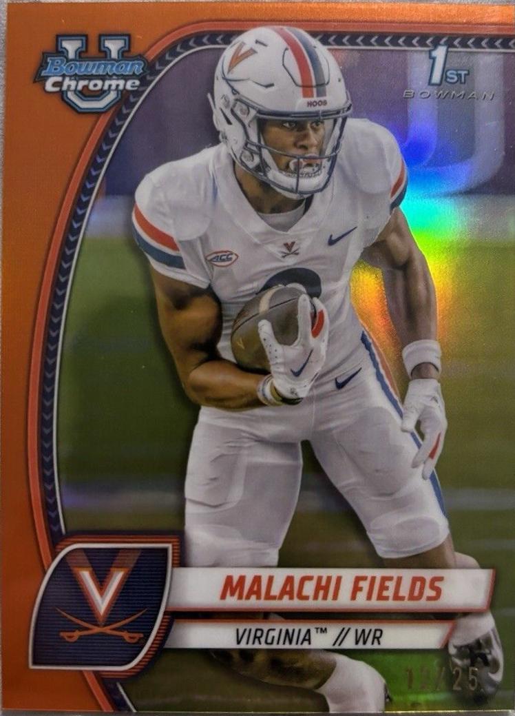 Malachi Fields [Orange Refractor] #124