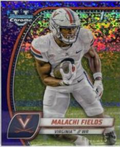 Malachi Fields [Purple Mini Diamond Refractor] #124