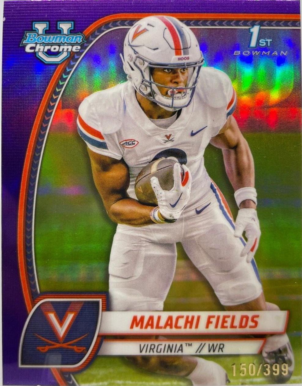 Malachi Fields [Purple Refractor] #124