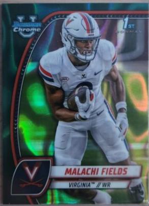Malachi Fields [Teal Lava Refractor] #124