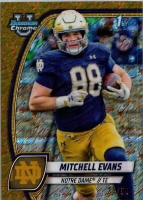 Mitchell Evans [Shimmer Gold Refractor] #132