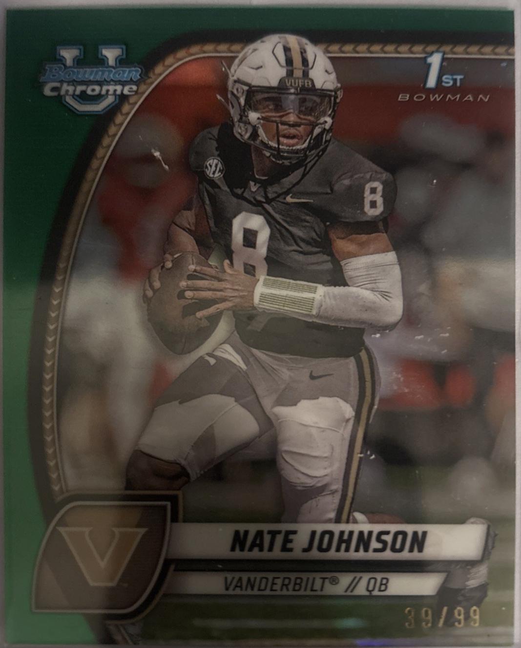 Nate Johnson [Green Refractor] #135
