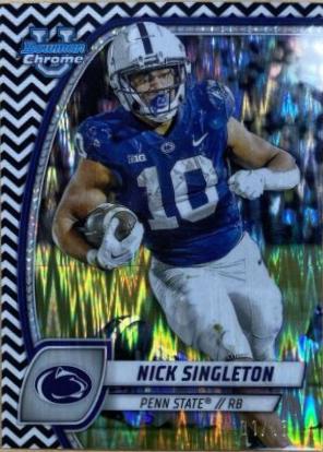 Nick Singleton [Black White Stealth Refractor] #188