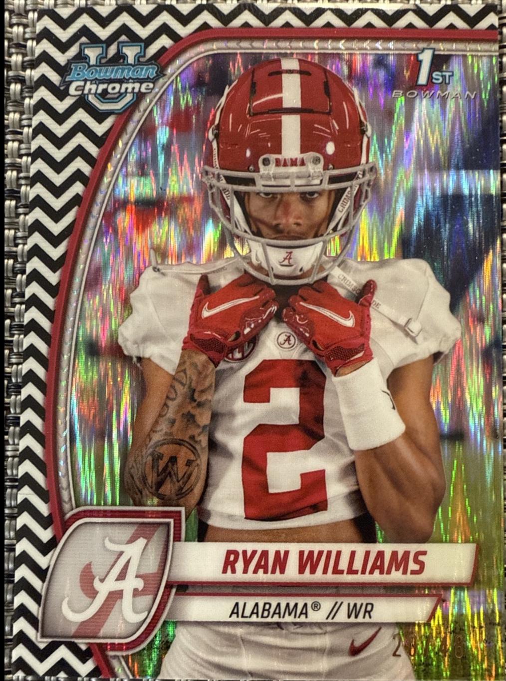 Ryan Williams [Black White Stealth Refractor] #53