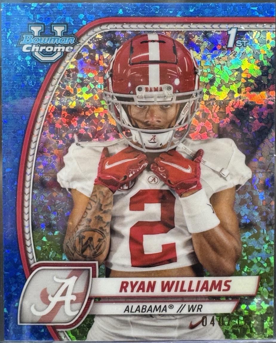 Ryan Williams [Blue Mini Diamond Refractor] #53