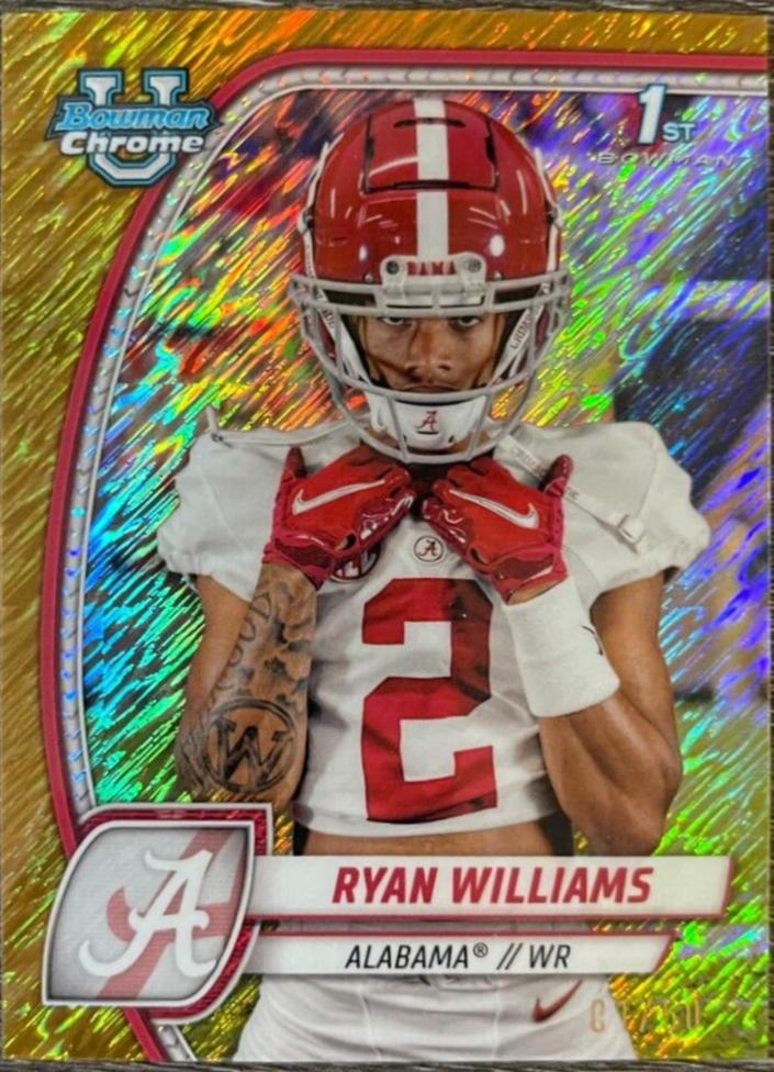 Ryan Williams [Shimmer Gold Refractor] #53