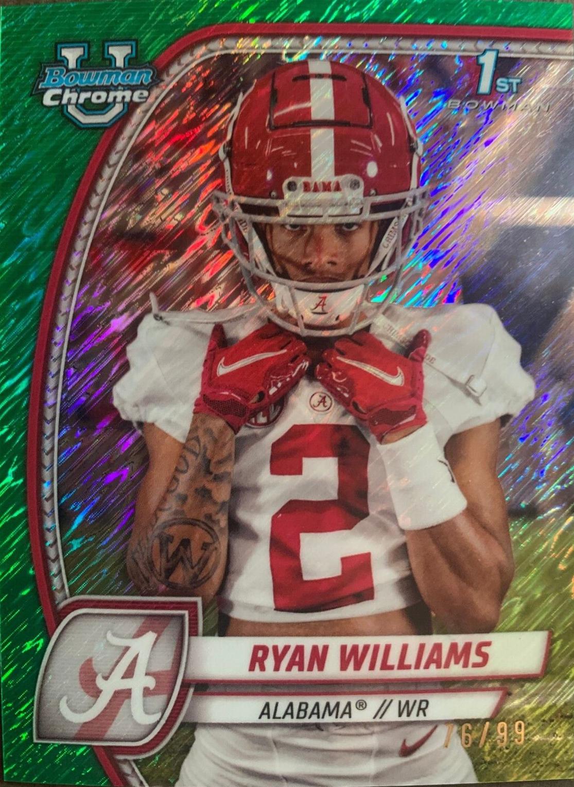 Ryan Williams [Shimmer Green Refractor] #53