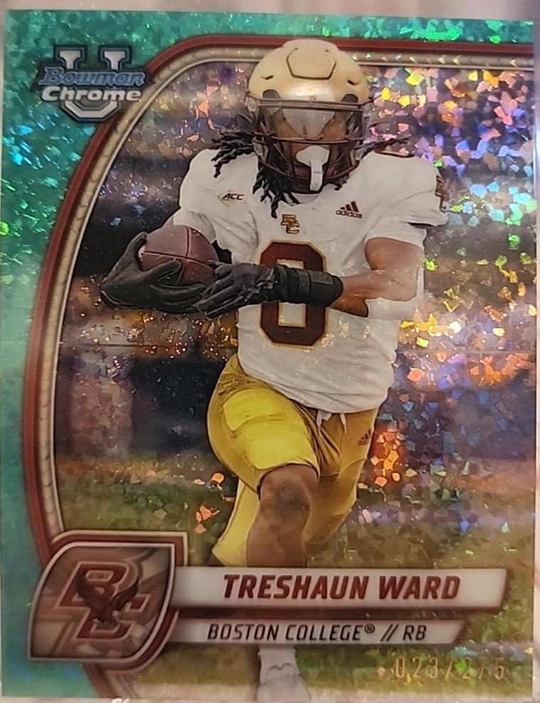 Treshaun Ward [Aqua Mini Diamond Refractor] #176