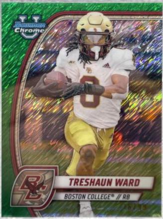 Treshaun Ward [Shimmer Green Refractor] #176