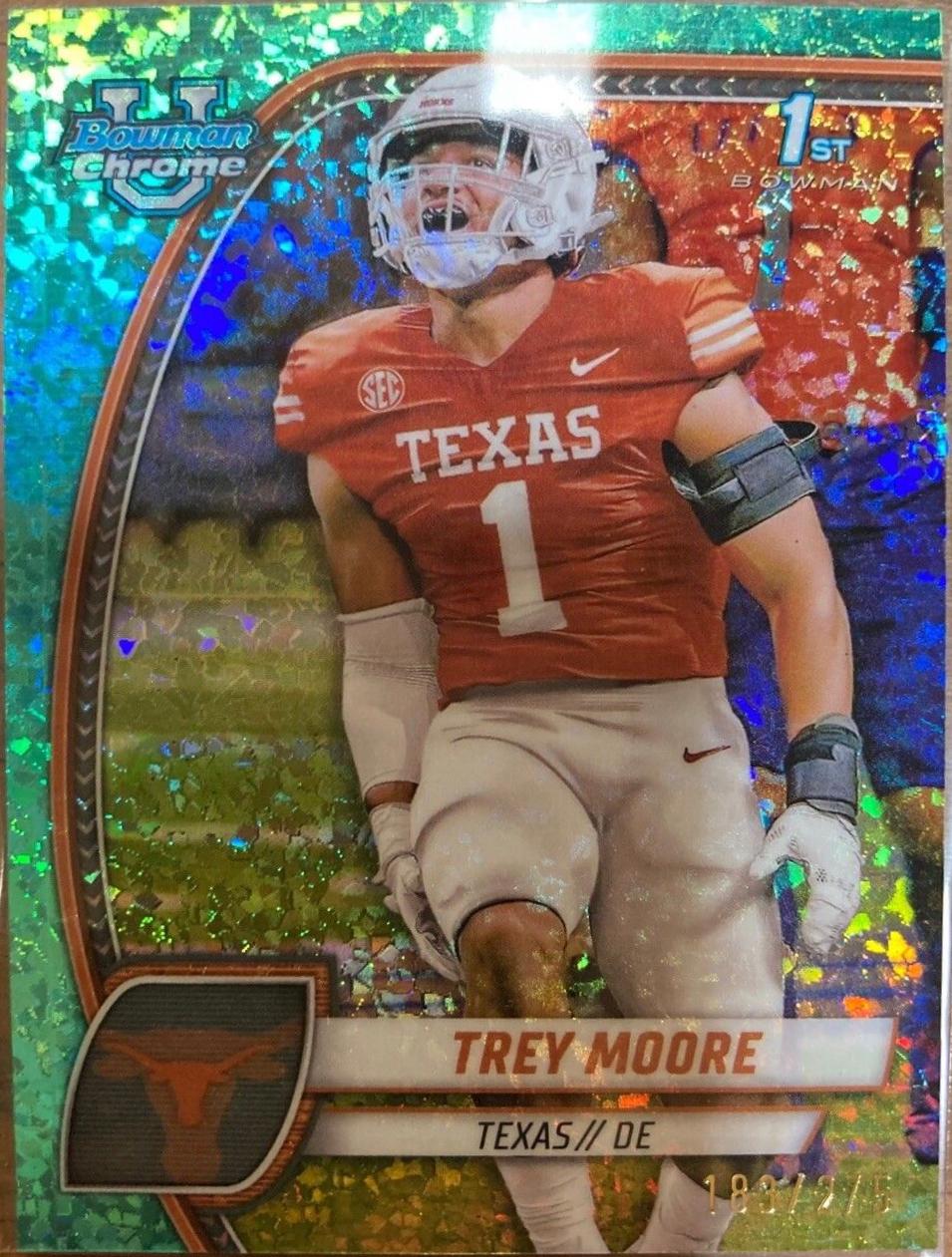 Trey Moore [Aqua Mini Diamond Refractor] #178