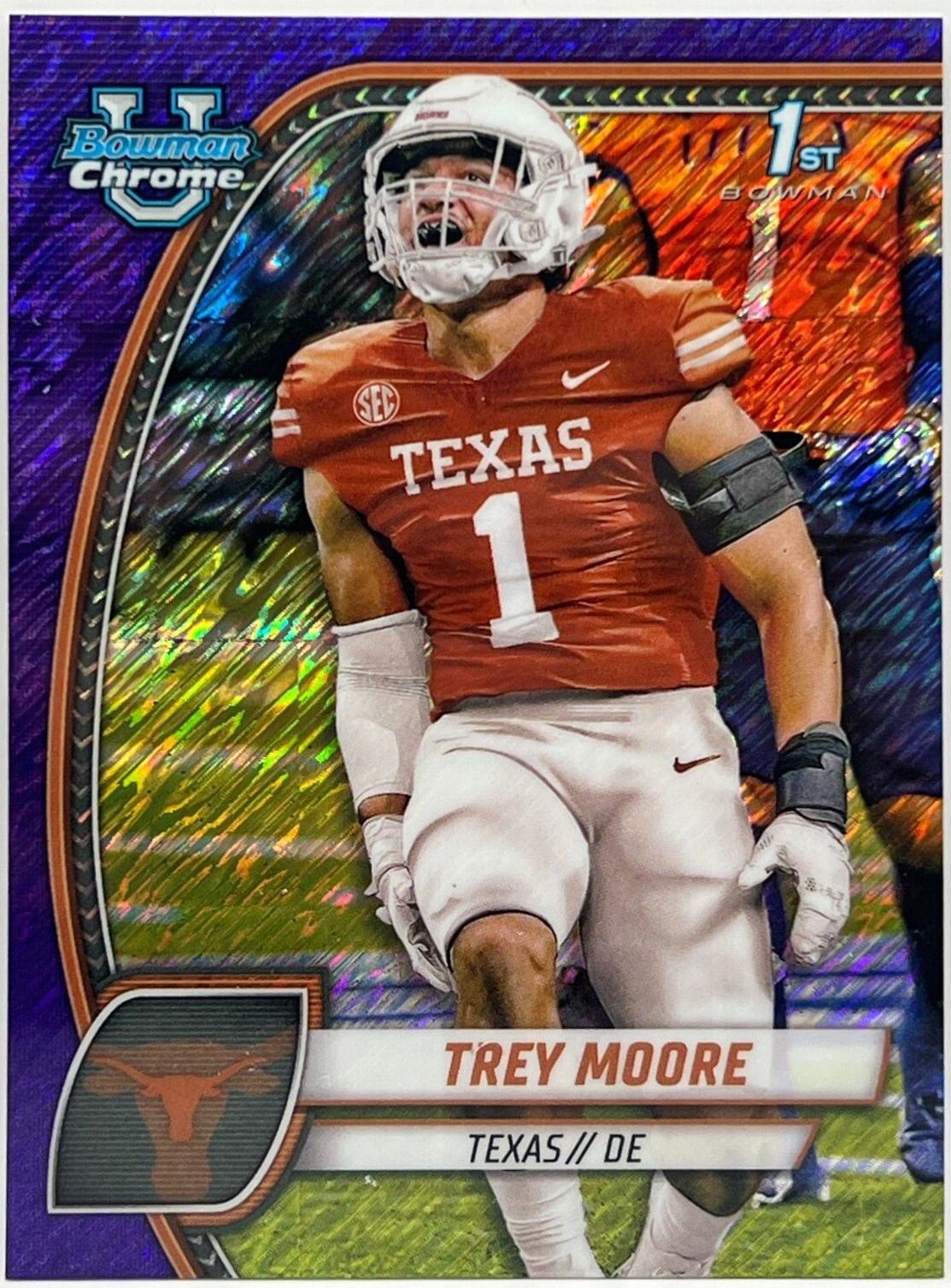 Trey Moore [Shimmer Purple Refractor] #178