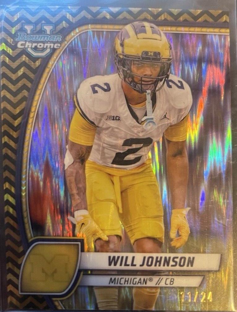 Will Johnson [Black Gold Stealth Refractor] #183