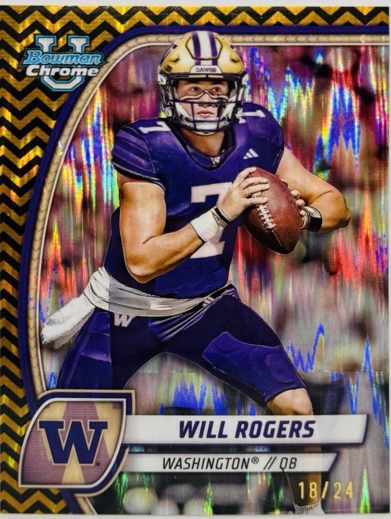 Will Rogers [Black Gold Stealth Refractor] #185