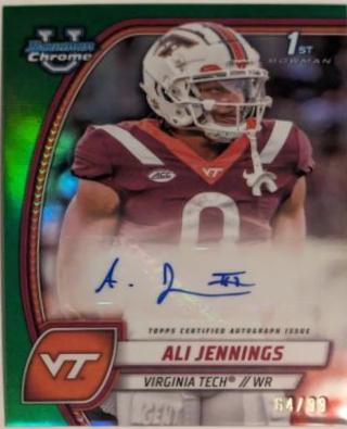 Ali Jennings [Green Refractor] #PA-ALI