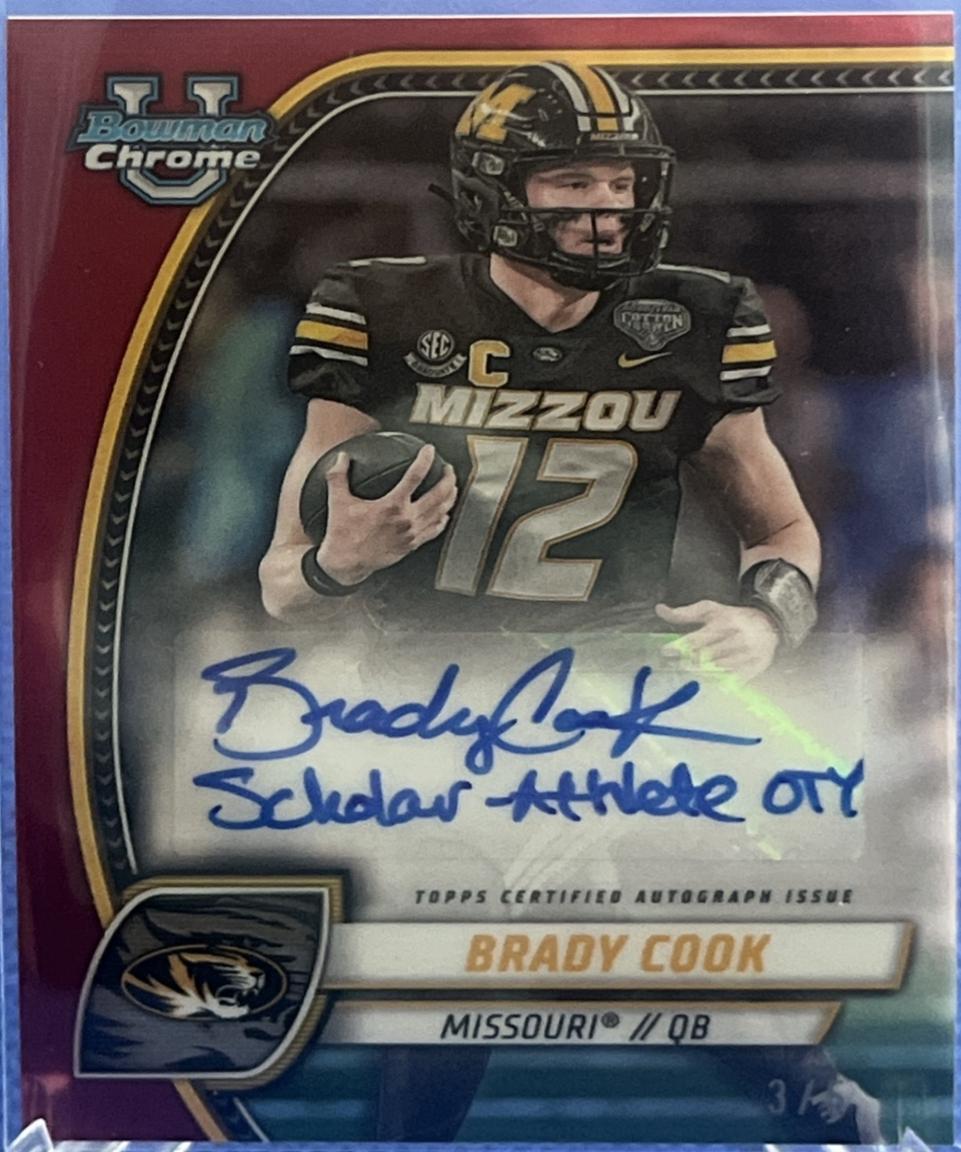 Brady Cook [Red Refractor] #PA-BCO