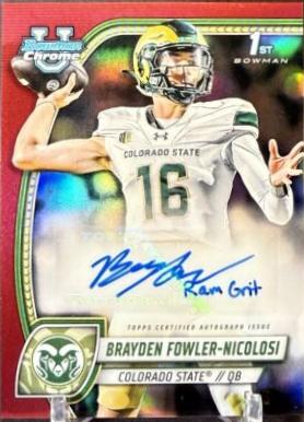 Brayden Fowler-Nicolosi [Red Refractor] #PA-BFO