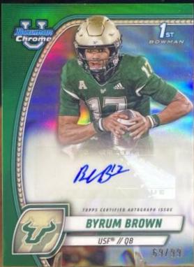 Byrum Brown [Green Refractor] #PA-BBR