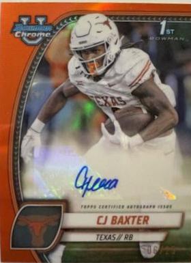 CJ Baxter [Orange Refractor] #PA-CBA
